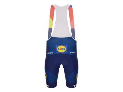 Santini Tr&auml;gershort Santini Trek Team XXL Blue/Yellow Produktbild 1