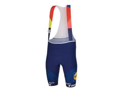 Santini Tr&auml;gershort Santini Trek Team XXL Blue/Yellow Produktbild 2