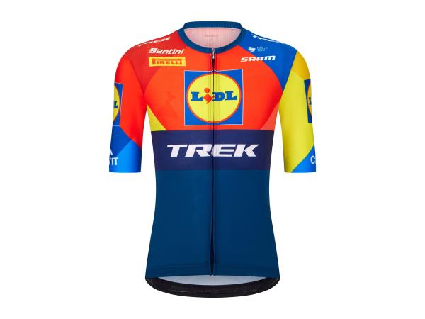 Santini Trikot Santini Trek Replica XXL Blue/Yellow