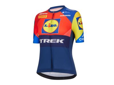 Santini Trikot Santini Trek Replica Women L Blue/Yellow Produktbild 2