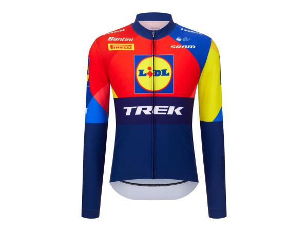 Santini Trikot Santini Trek Race Langarm M Blue/Yellow