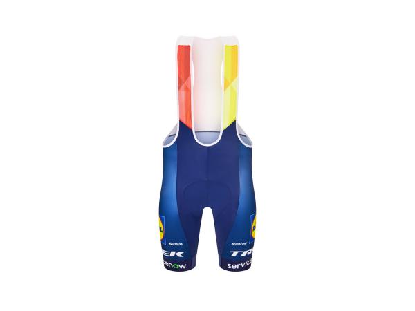 Santini Short Santini Trek Replica Bib Large Blue/Yellow