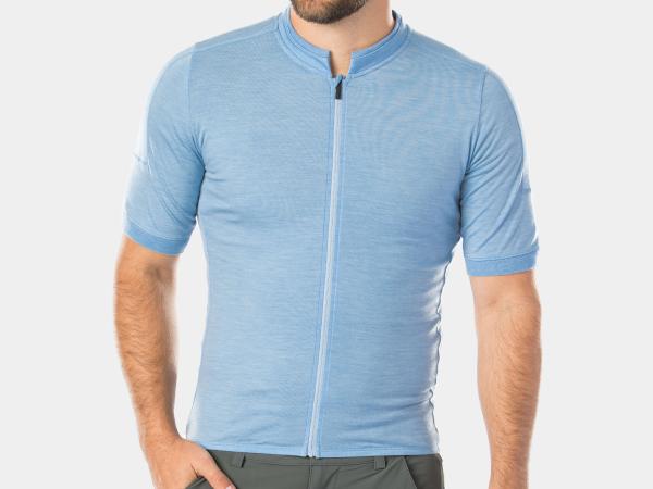 Bontrager Jersey Bontrager Adventure Wool Small Chambray Blu