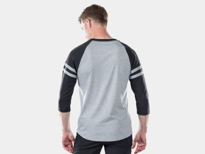 Unbekannt Jersey 100% 3/4 Sleeve Tech Tee Medium Dark Grey/B Produktbild 1