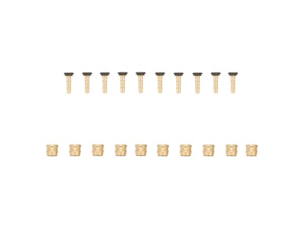 Trek Brake Part Tektro Hose Fitting Kit Gold 10-Pack